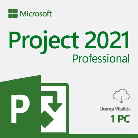Licença Microsoft Project 2021 Professional Envio imediato + Nota Fiscal