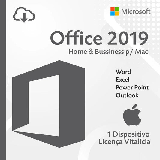 Licença Office Home & Business 2019 Para Mac - Envio Imediato Após a Compra