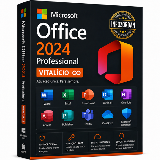 Office 2024 Professional Plus Original Microsoft Vitalicio