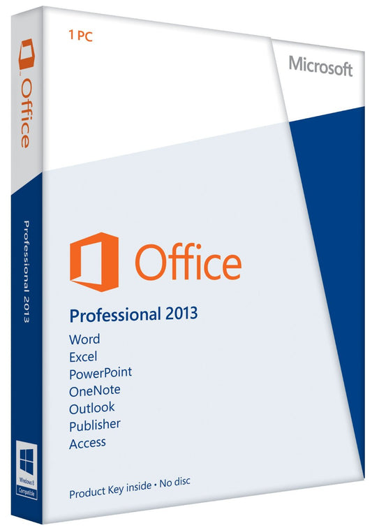Office 2013 Professional Plus Original Microsoft Vitalicio 32/64Bits Com Nota Fiscal