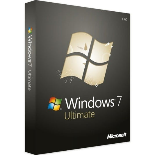 Windows 7 Ultimate Original Microsoft Vitalicio 32/64Bits Com Nota Fiscal